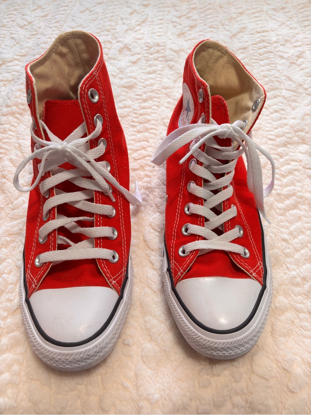 Converse Chuck Taylor All Star High Top Sneakers Men 7 Red